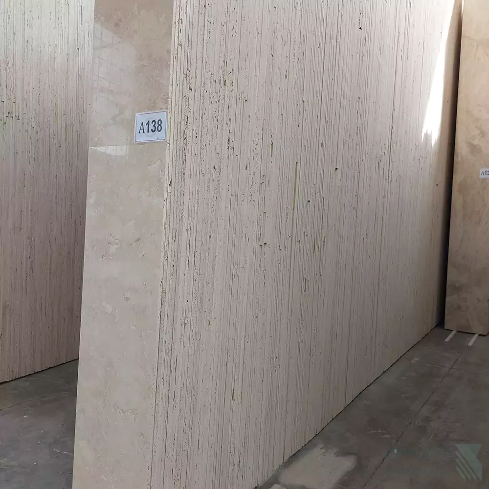 عباس اباد 138 انبار انبار فروش سنگ تراورتن عباس آباد کرم درجه یک کد 138 صنایع سنگ یاکین